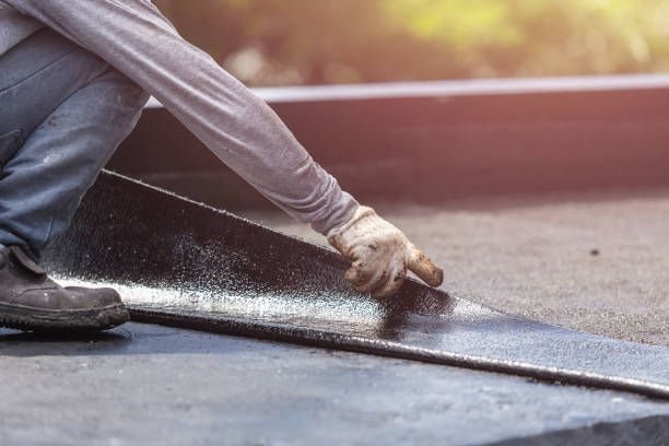 Professional Waterproofing technician working in Jeffersonville, OH